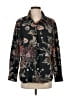 AP.NY 100% Cotton Floral Black Long Sleeve Button-Down Shirt Size S - photo 1