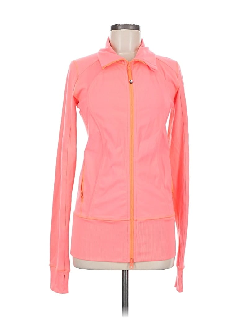 Pre-owned Lululemon Athletica Track Jacket In Pink