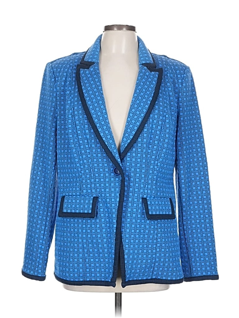 Pre-owned Cabi Blazer Jacket In Blue