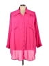 Torrid 100% Polyester Pink 3/4 Sleeve Blouse Size 5X Plus (5) - photo 1