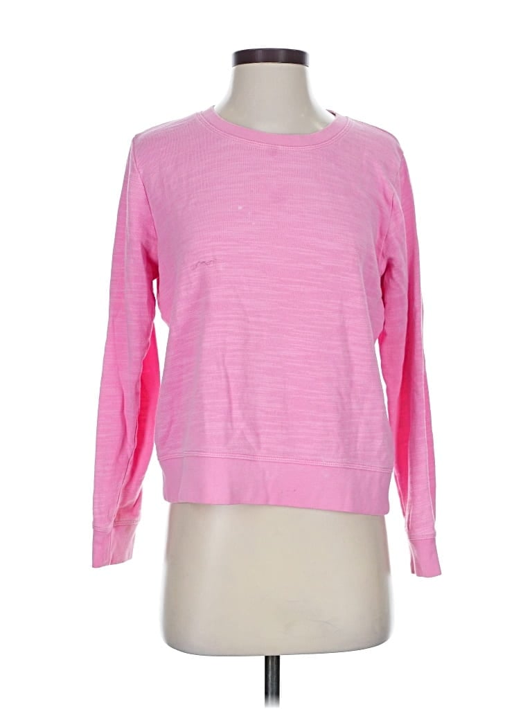 Pre-owned J.crew Factory Store Pullover Sweater In Pink