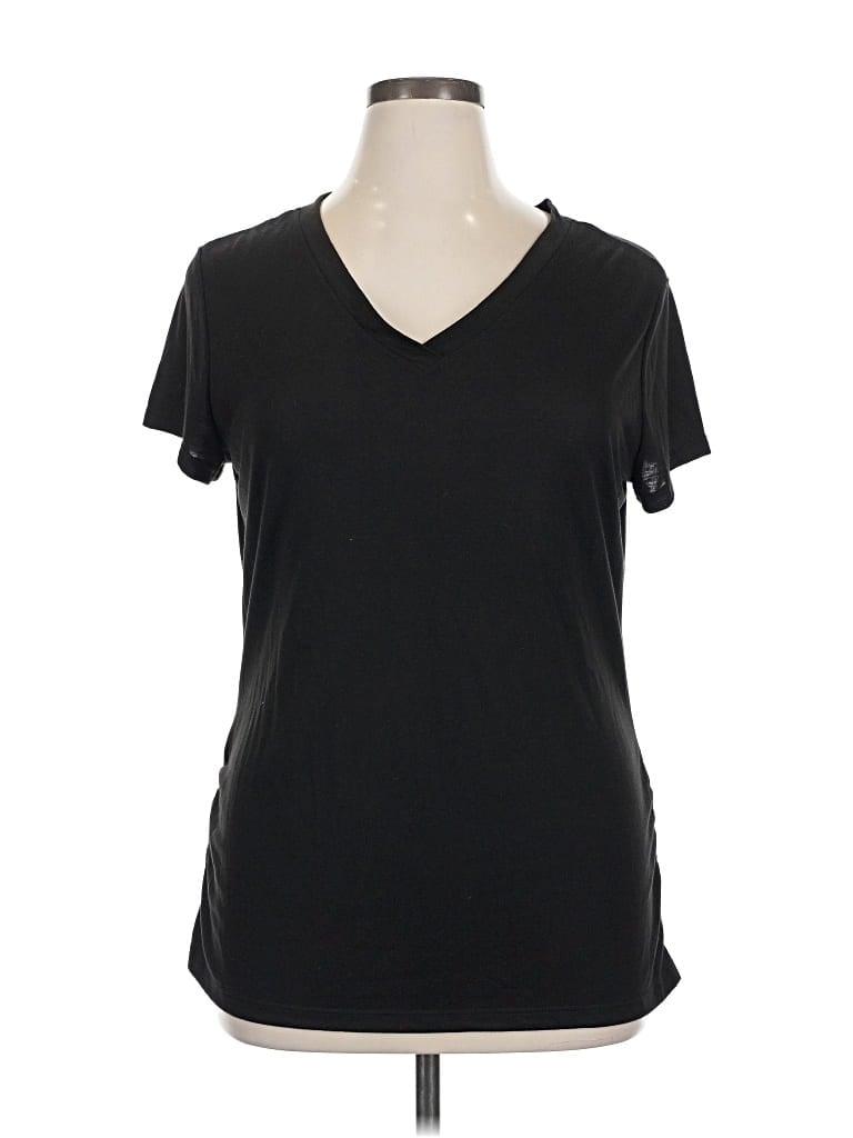 Pre-owned Athletic Works Active T-shirt In Black