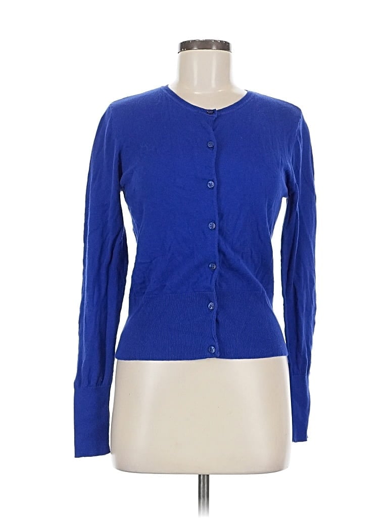 Pre-owned Oasis Cardigan Sweater In Blue