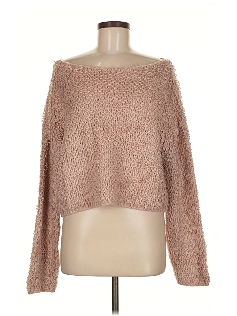 Pre-owned Assorted Brands Pullover Sweater In Brown