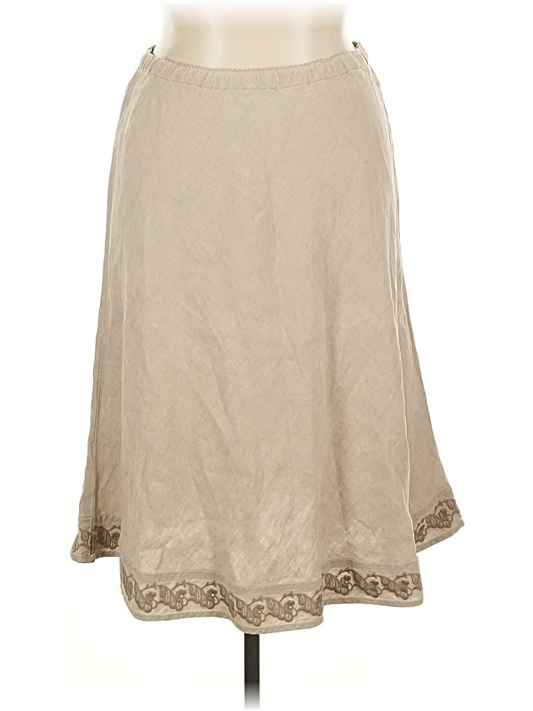 Pre-owned Jjill Casual Skirt In Brown