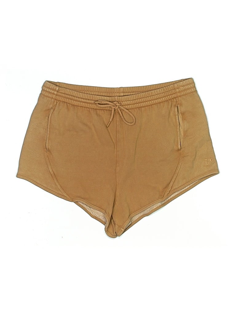 Pre-owned Victoria's Secret Pink Athletic Shorts In Gold