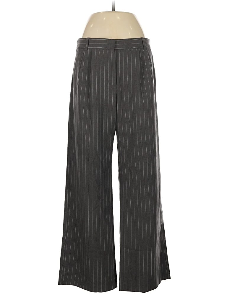 Pre-owned Abercrombie & Fitch Dress Pants In Gray