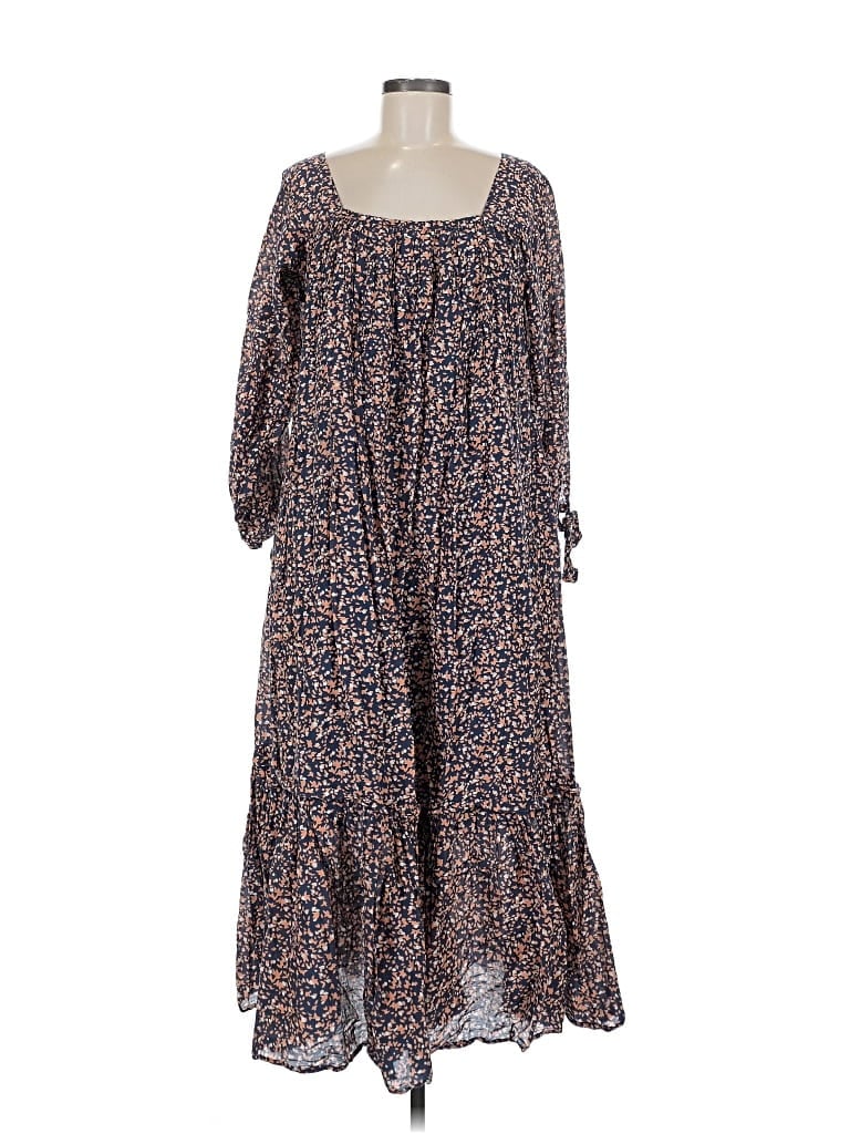 Pre-owned Mirth Casual Dress In Brown