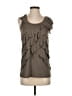 Generra 100% Viscose Brown Sleeveless Top Size XS - photo 1