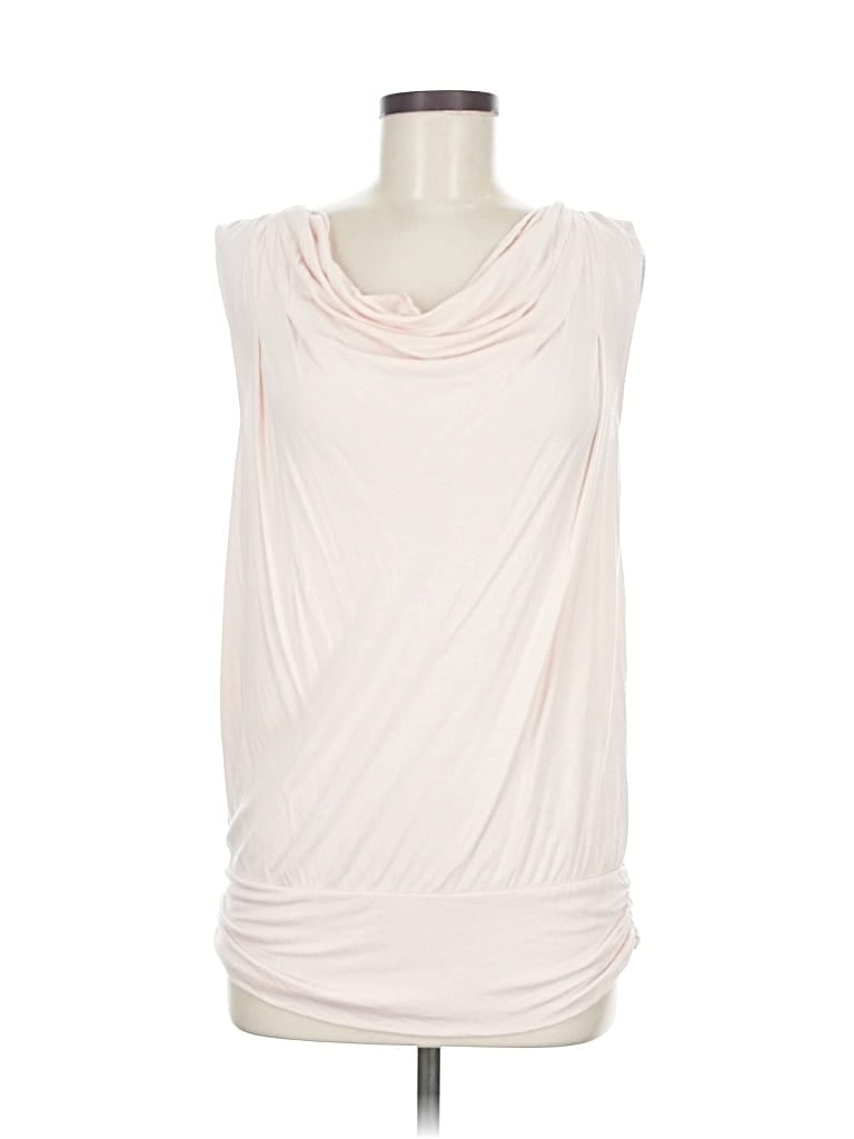 Pre-owned Express Sleeveless T-shirt In White