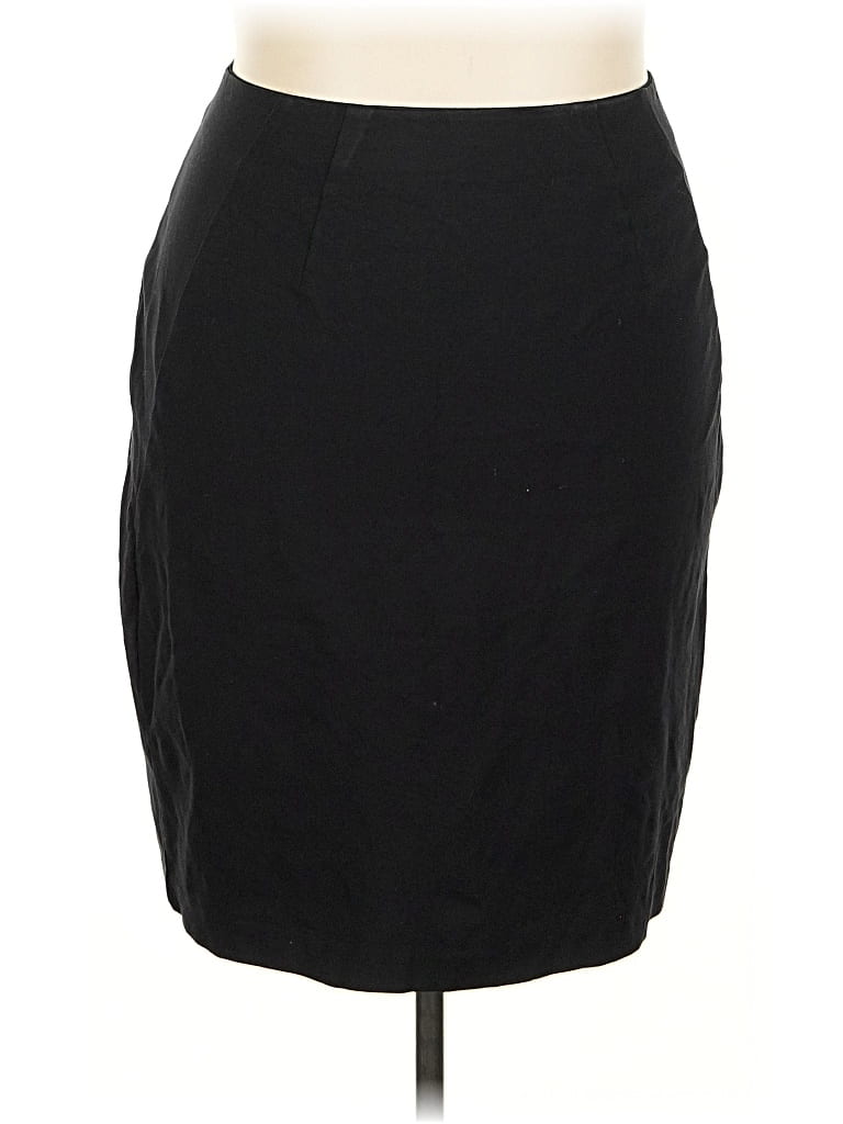 Pre-owned Lane Bryant Formal Skirt In Black