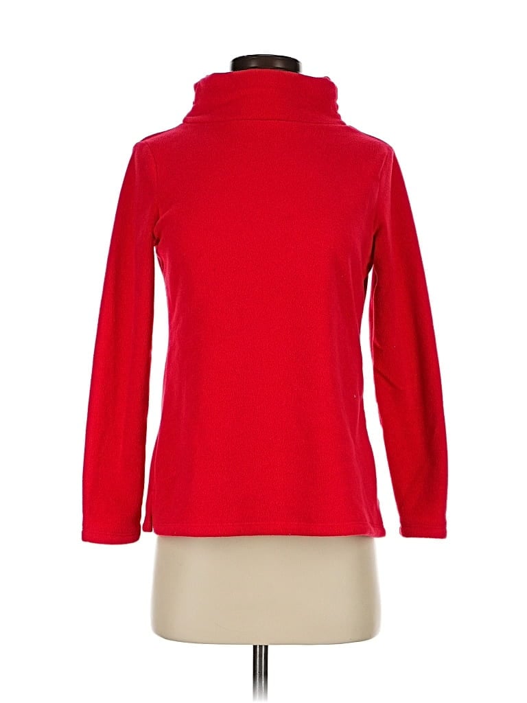 Pre-owned Talbots Turtleneck Sweater In Red