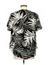 Torrid Tropical Black Short Sleeve Blouse Size Med Plus (00) - photo 2