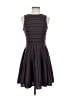 Esley Stripes Burgundy Casual Dress Size S - photo 1