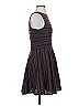 Esley Stripes Burgundy Casual Dress Size S - photo 4