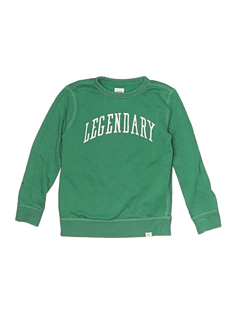Pre-owned Gap Kids' Pullover Sweater In Green