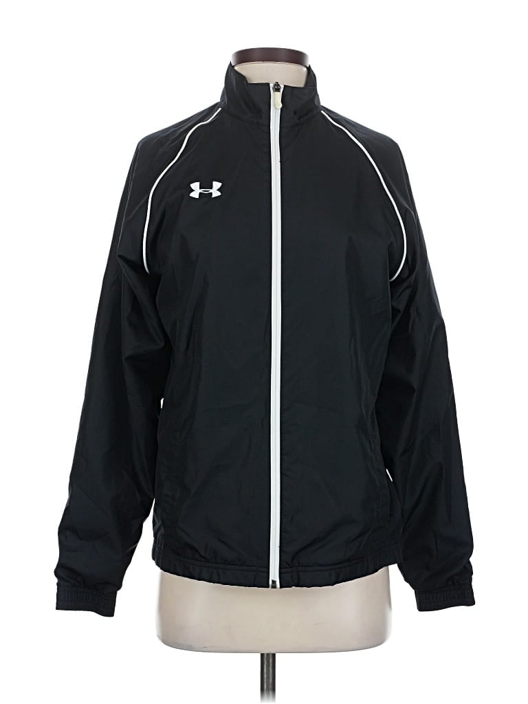 Pre-owned Under Armour Track Jacket In Black
