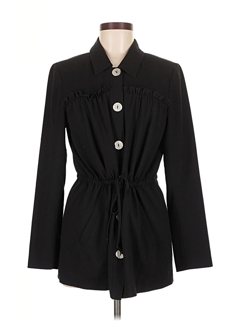 Pre-owned Kensie Trenchcoat In Black