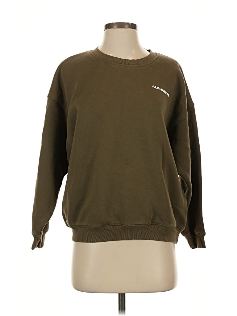 Pre-owned Alphalete Athletics Sweatshirt In Brown