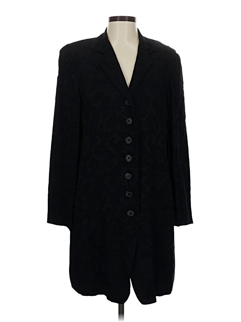 Pre-owned Donna Karan Coat In Black