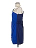Sandro 100% Recycled Polyester Blue Cocktail Dress Size Med (2) - photo 5
