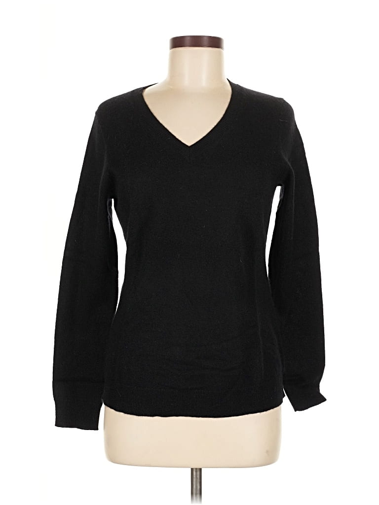 Pre-owned Charter Club Pullover Sweater In Black