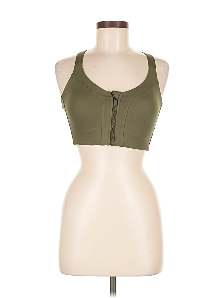 Pre-owned Assorted Brands Tank Top Green Halter Neckline Tops