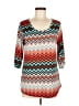 Star Vixen Teal Red 3/4 Sleeve Top One size - photo 1