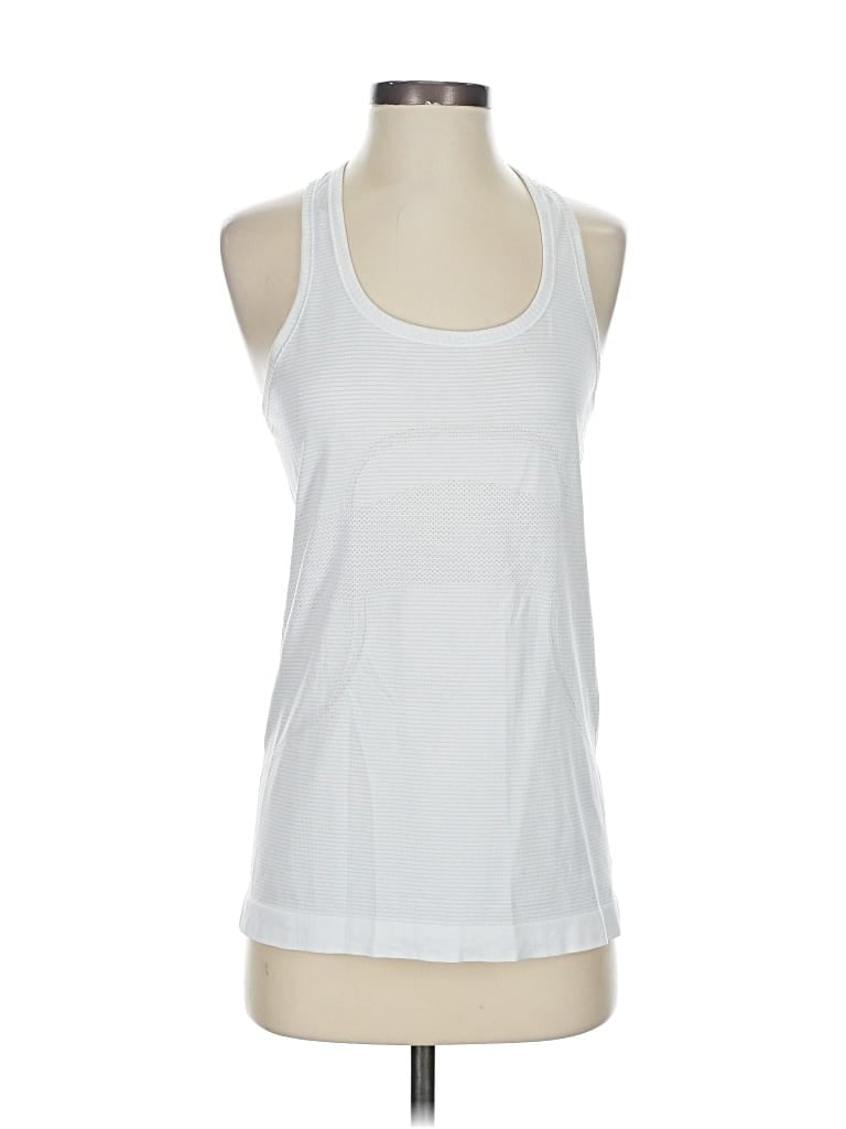Pre-owned Lululemon Athletica Active Tank Top In White