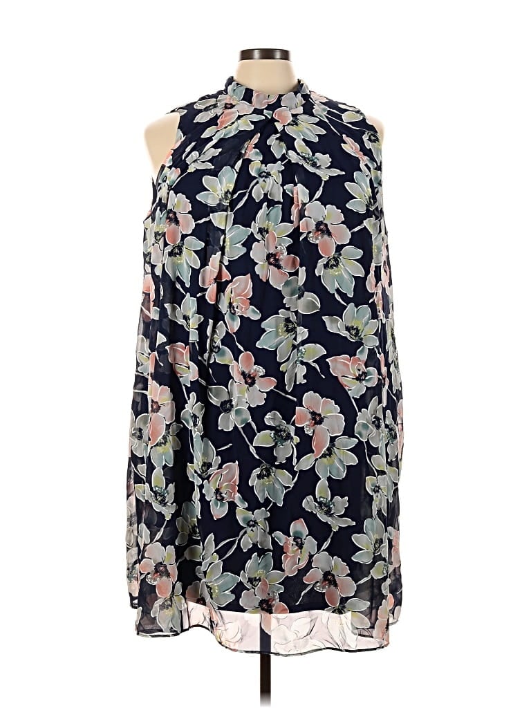 Pre-owned Lane Bryant Casual Dress In Blue