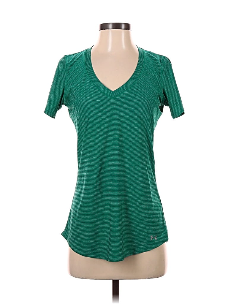 Pre-owned Under Armour Active T-shirt In Green