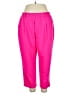 On 34th Solid Pink Casual Pants Size XL - photo 1