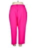 On 34th Solid Pink Casual Pants Size XL - photo 2