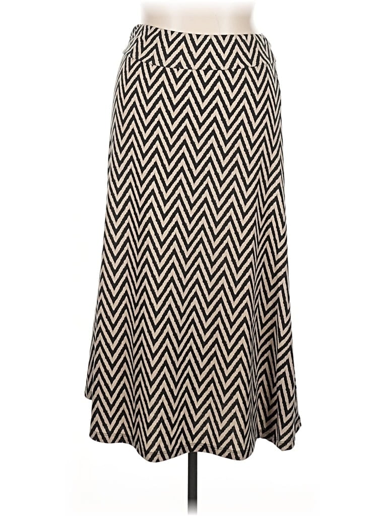 Pre-owned Roz & Ali Casual Skirt In Brown