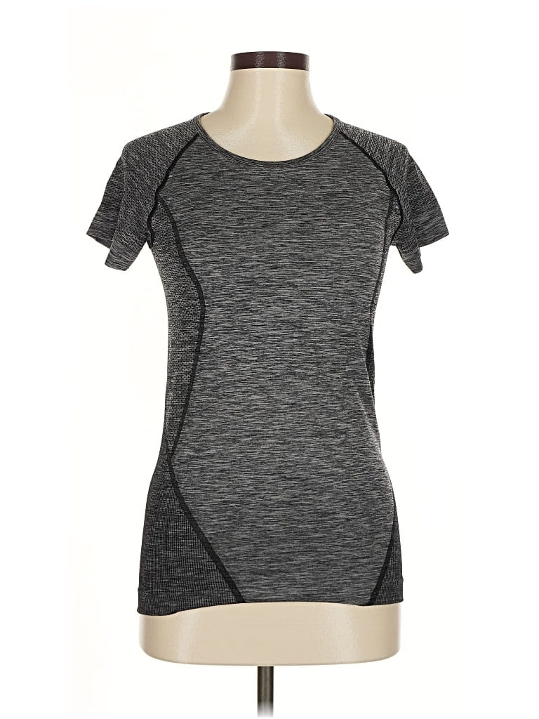 Pre-owned Zella Active T-shirt In Gray