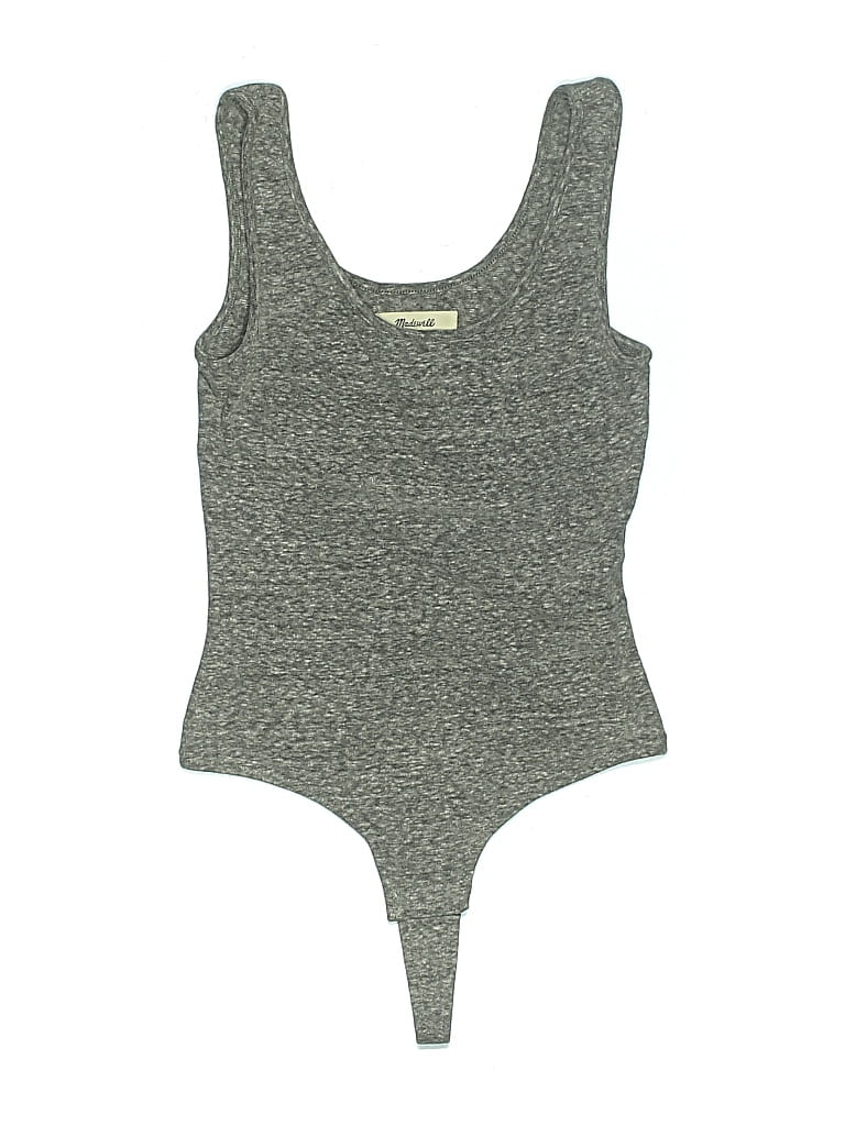 Pre-owned Madewell Bodysuit In Gray