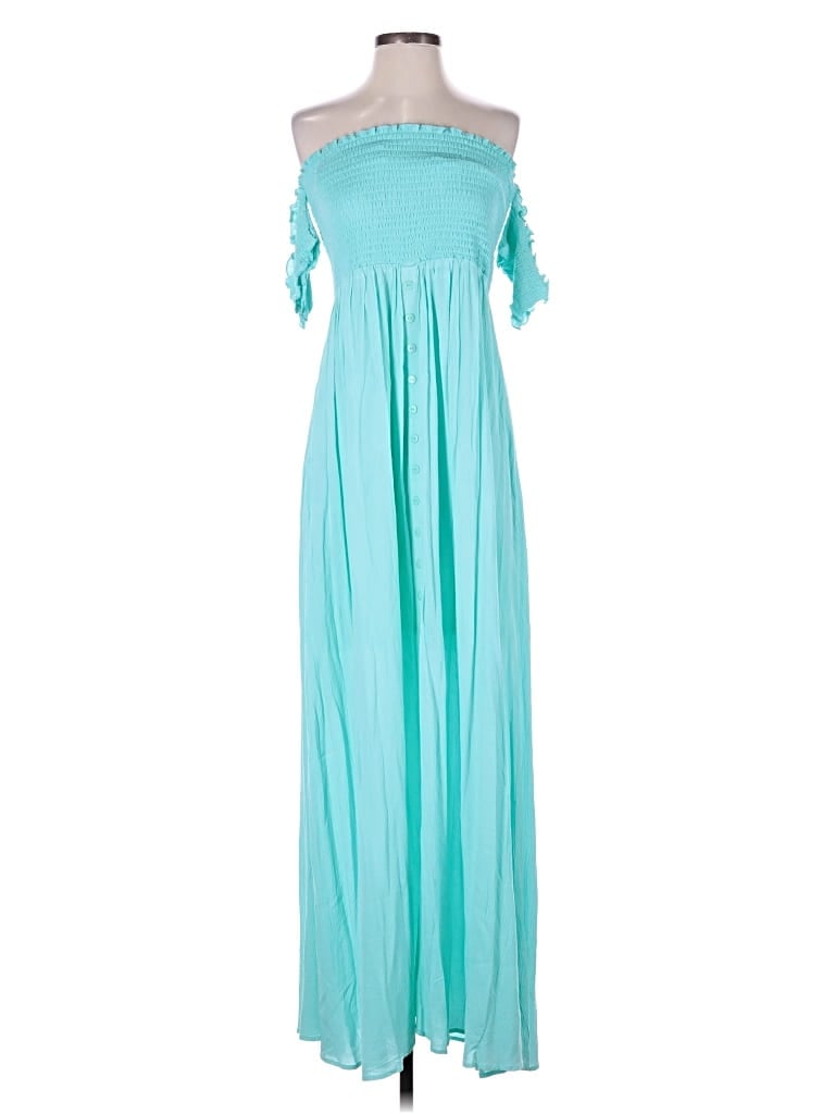 Pre-owned Venus Casual Dress In Blue