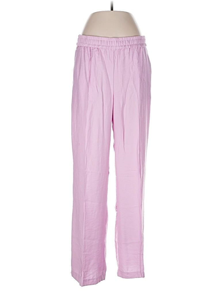 Pre-owned H&m Casual Pants In Pink