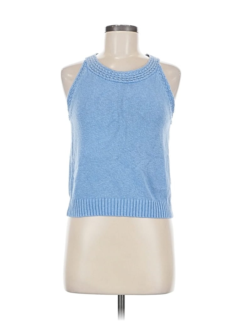 Pre-owned Splendid Sweater Vest In Blue