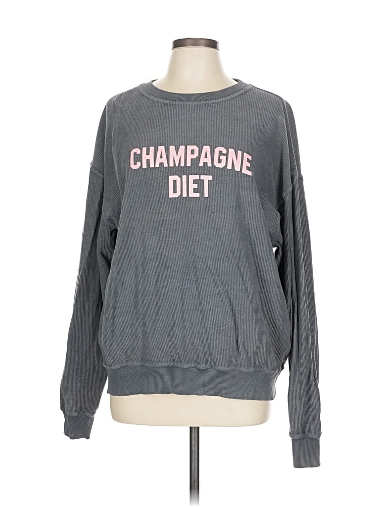 Pre-owned Assorted Brands Sweatshirt In Gray