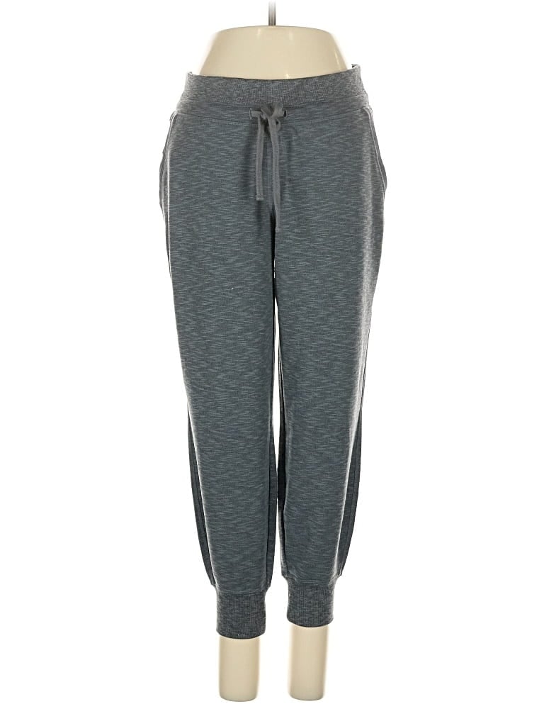 Pre-owned Athleta Track Pants In Gray