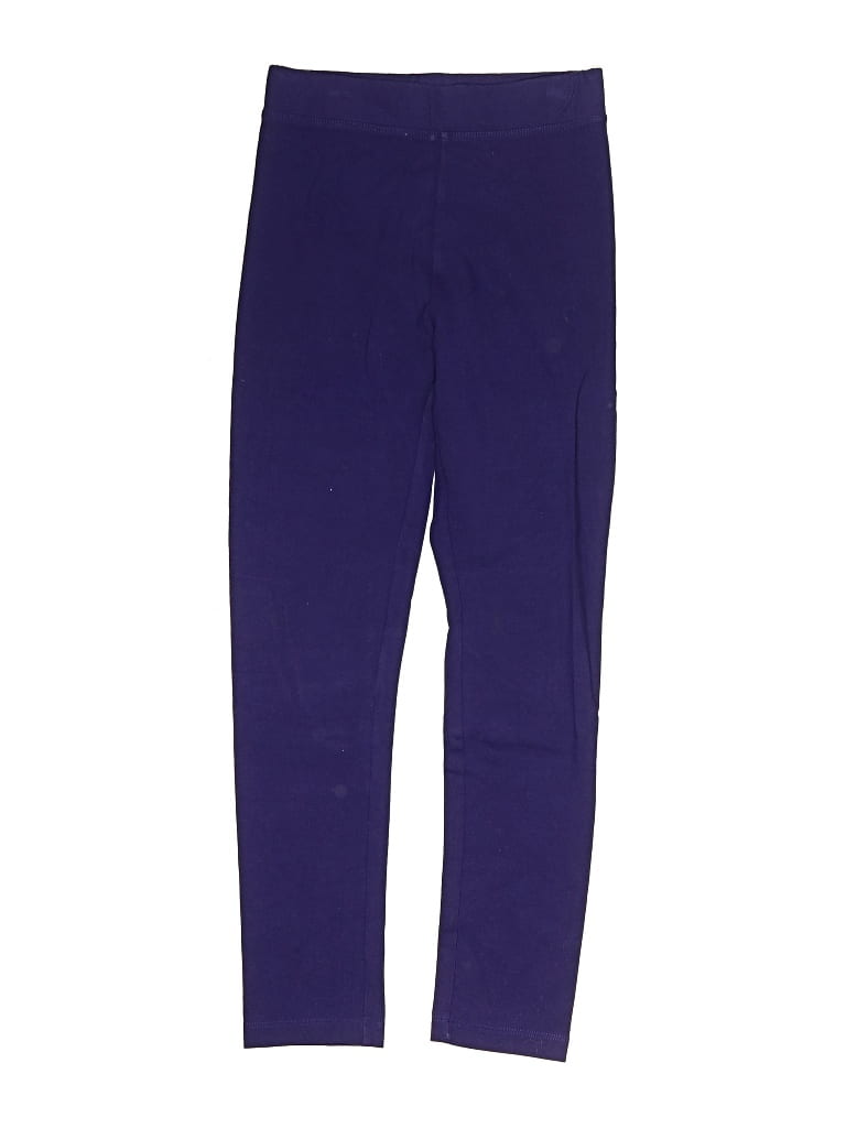 Pre-owned Primary Clothing Kids' Active Pants In Purple