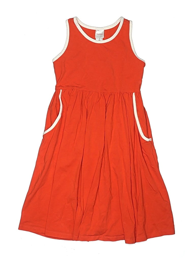 Pre-owned Hanna Andersson Kids' Dress In Orange