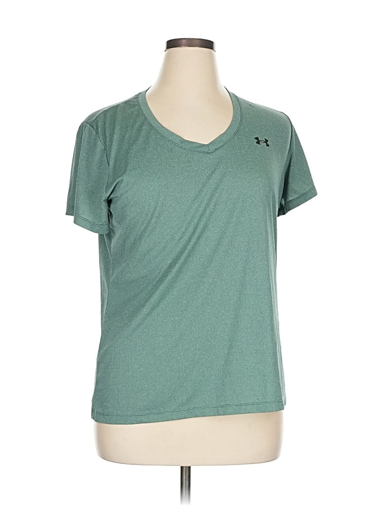 Pre-owned Under Armour Active T-shirt In Green
