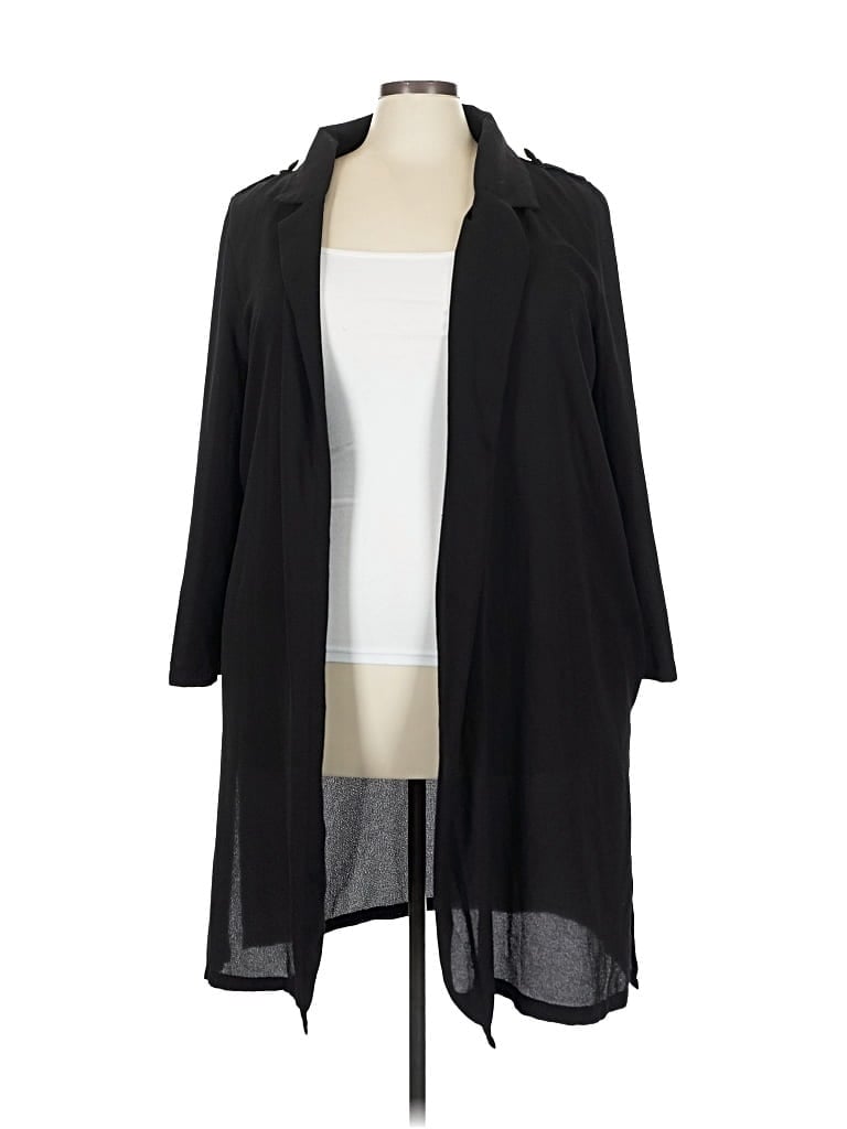 Pre-owned Haute Monde Cardigan Sweater In Black