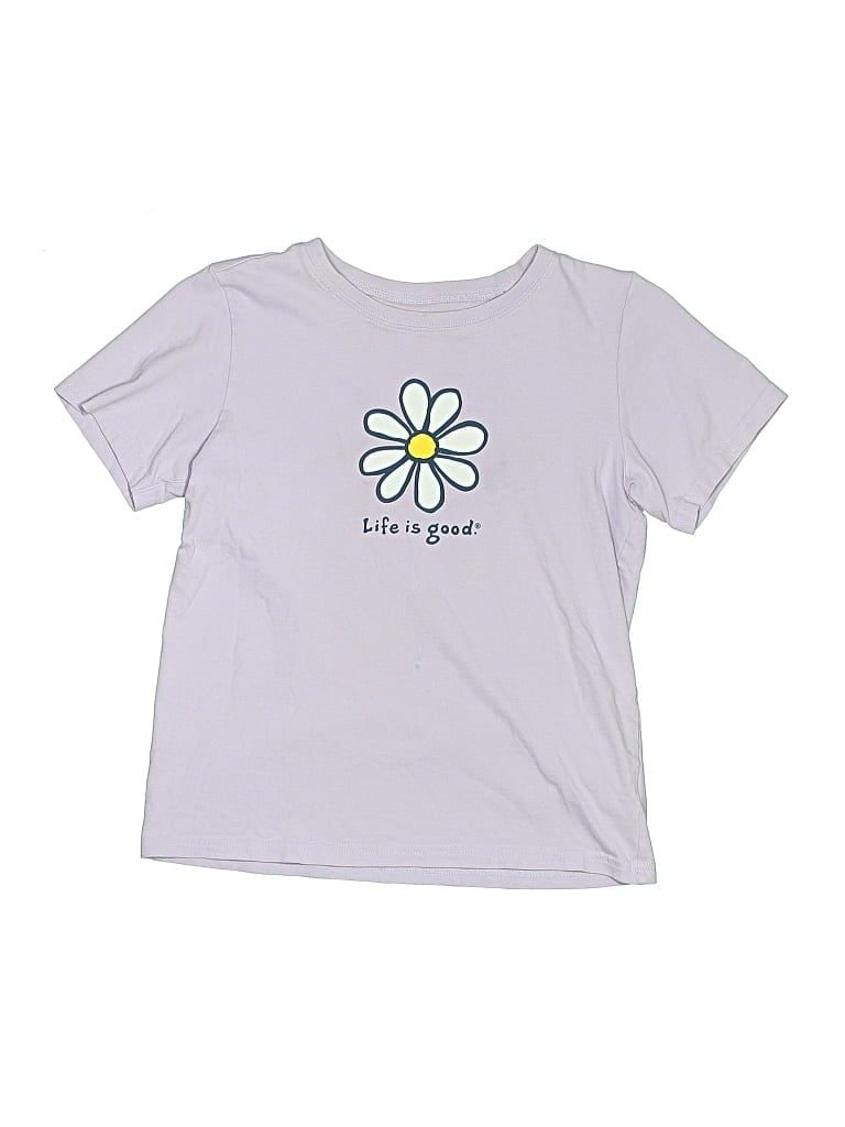 Pre-owned Life Is Good Kids' Short Sleeve T-shirt In Purple