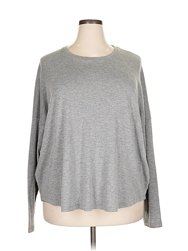 Pre-owned Aerie Pullover Sweater In Gray