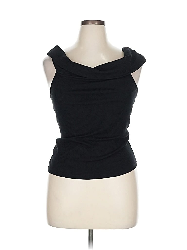 Pre-owned Old Navy Sleeveless T-shirt In Black