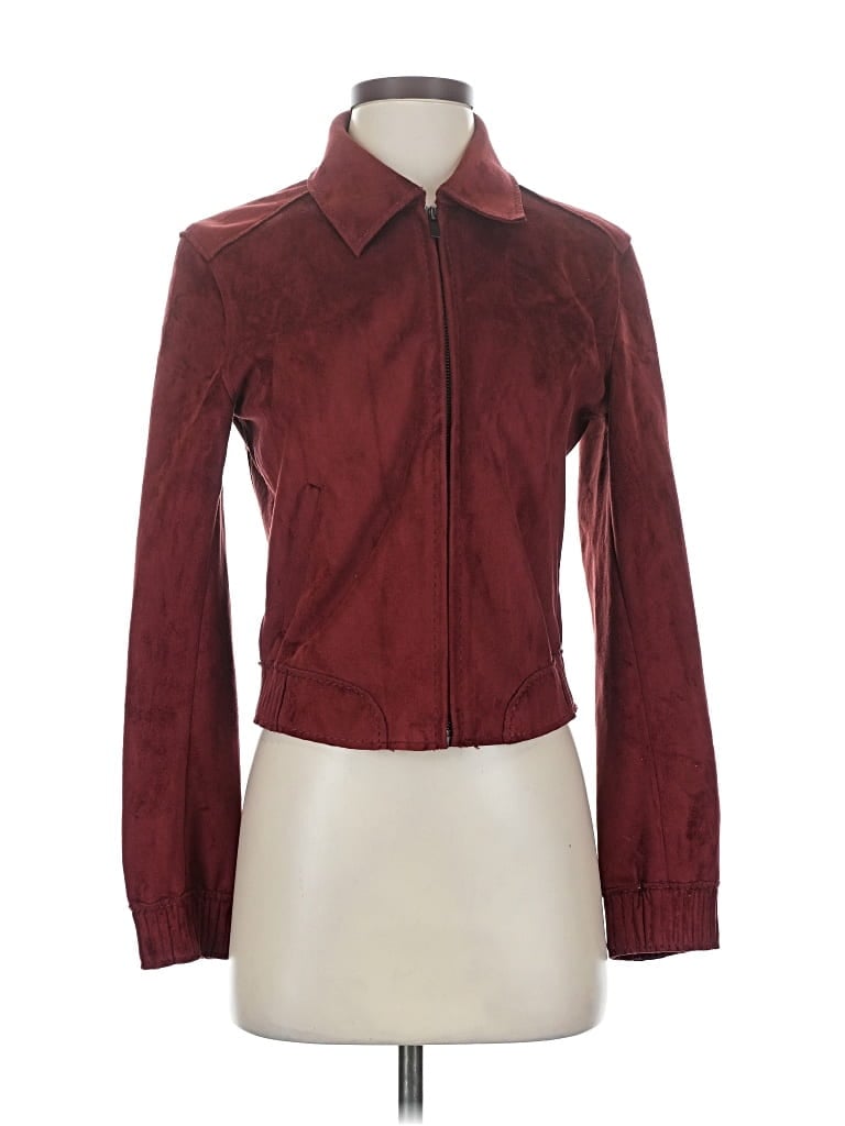 Pre-owned Adolfo Dominguez Jacket In Burgundy