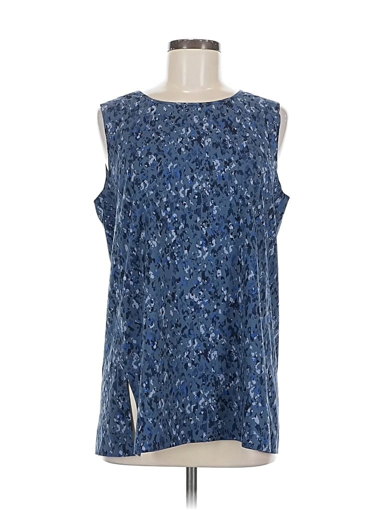 Pre-owned Athleta Sleeveless T-shirt In Blue